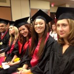 graduate students at graduation