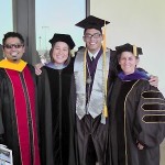 professors and students at graduation