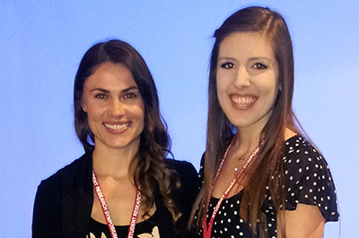 Kristi Hendrickson and Samantha Mitsven standing